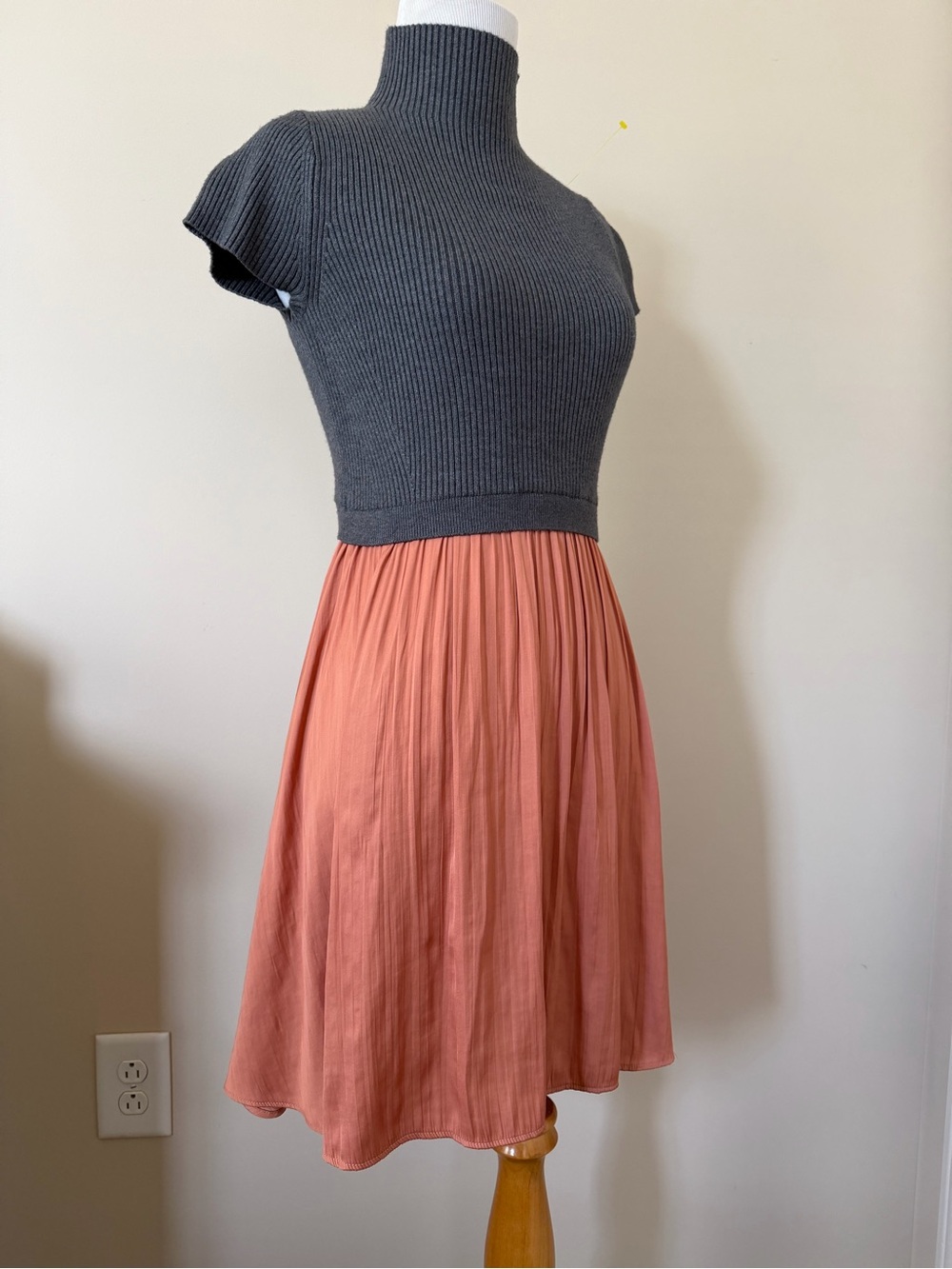 New-Anthropologie Thea twofer sweater Dress-XXS